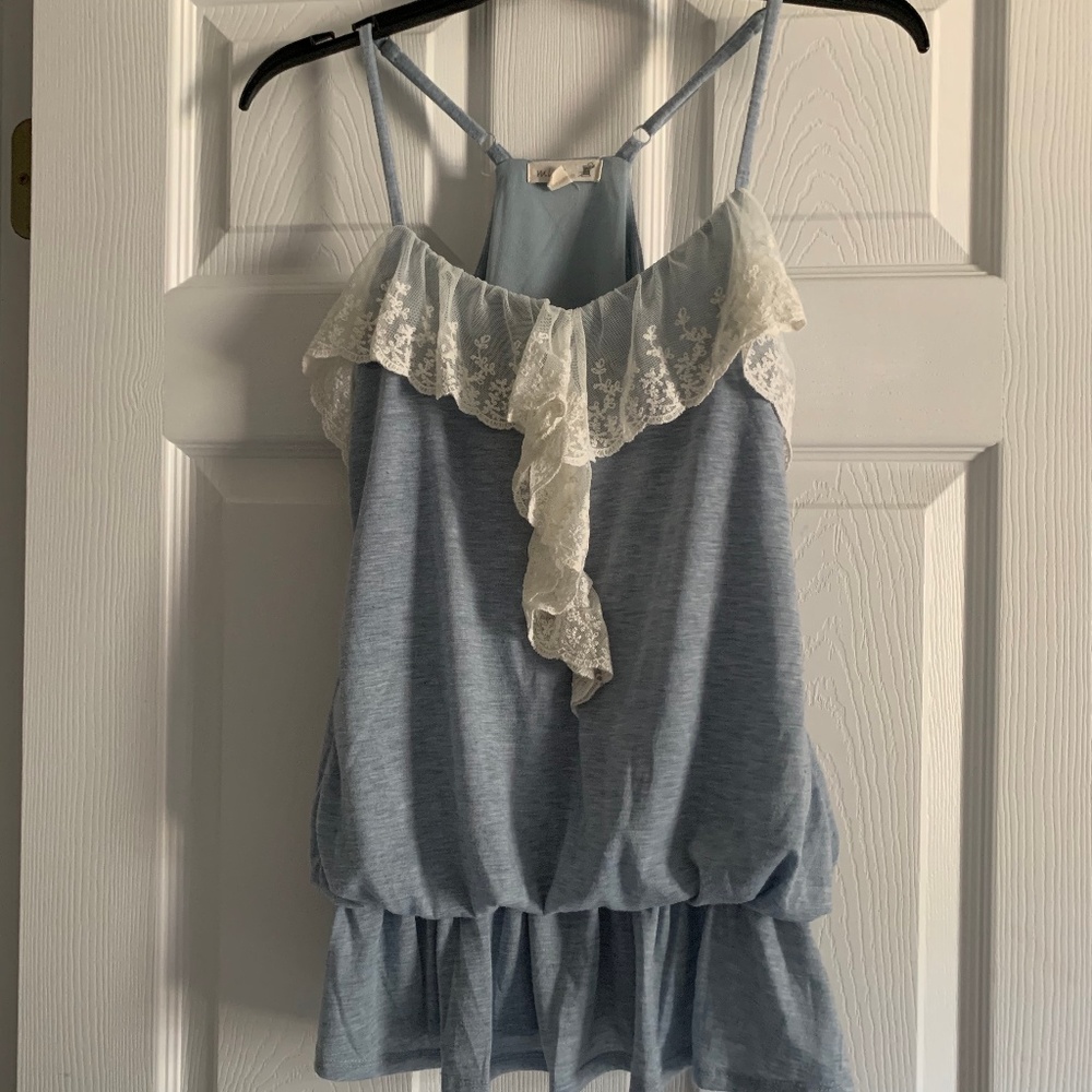 Blue tank